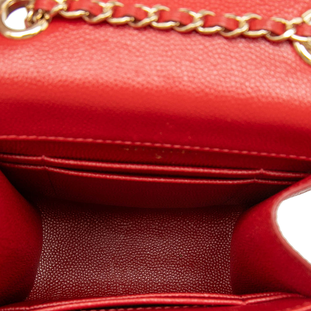 Chanel Matelassé Caviar Golden Class Phone Holder