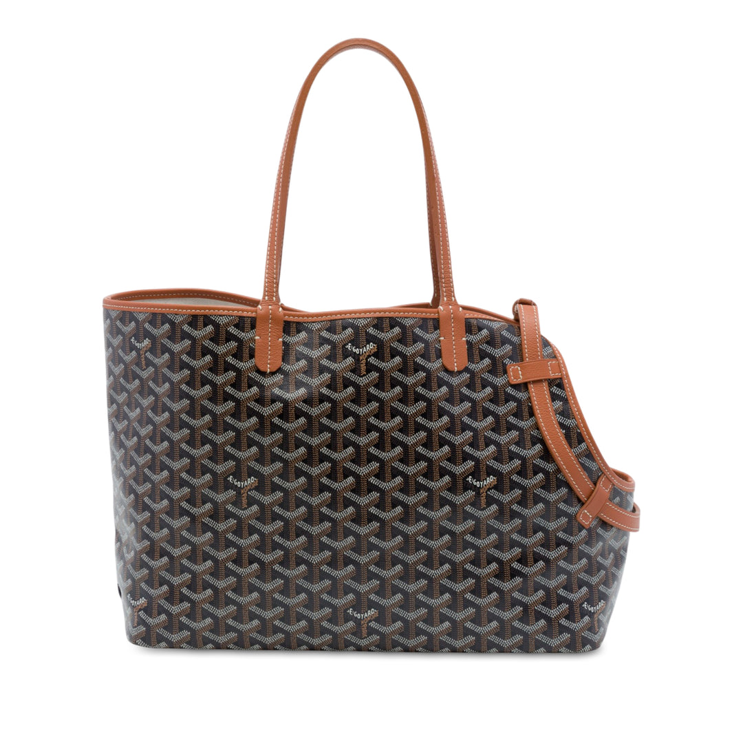 Goyard Chien Pet Carrier Goyardine Noir