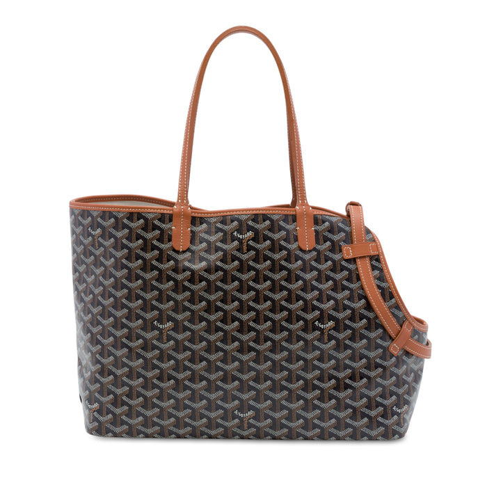 Goyard Chien Pet Carrier Goyardine Noir