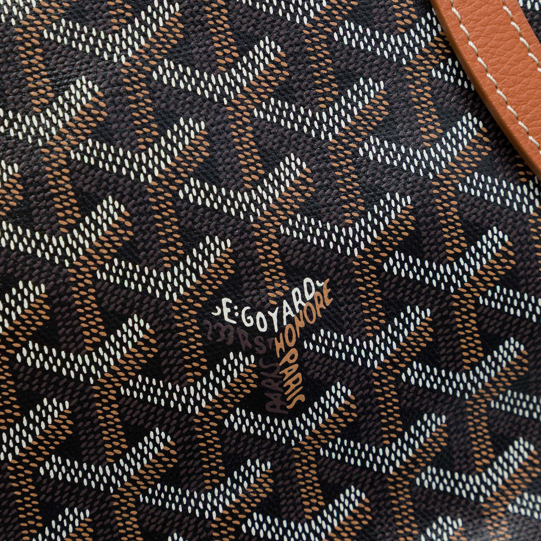 Goyard Chien Pet Carrier Goyardine Noir