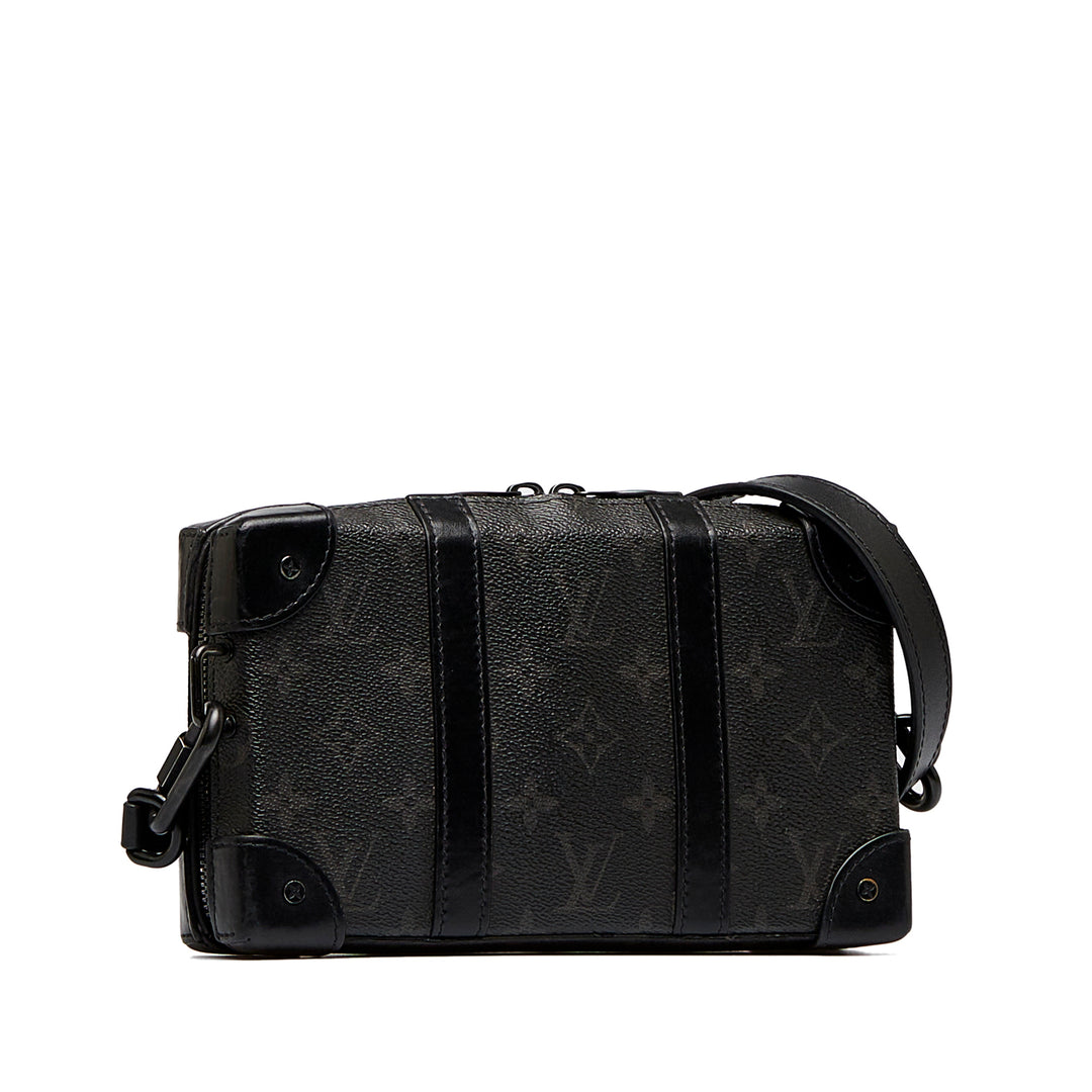 Monogram Eclipse Soft Trunk Wallet Crossbody Black - Gaby Paris