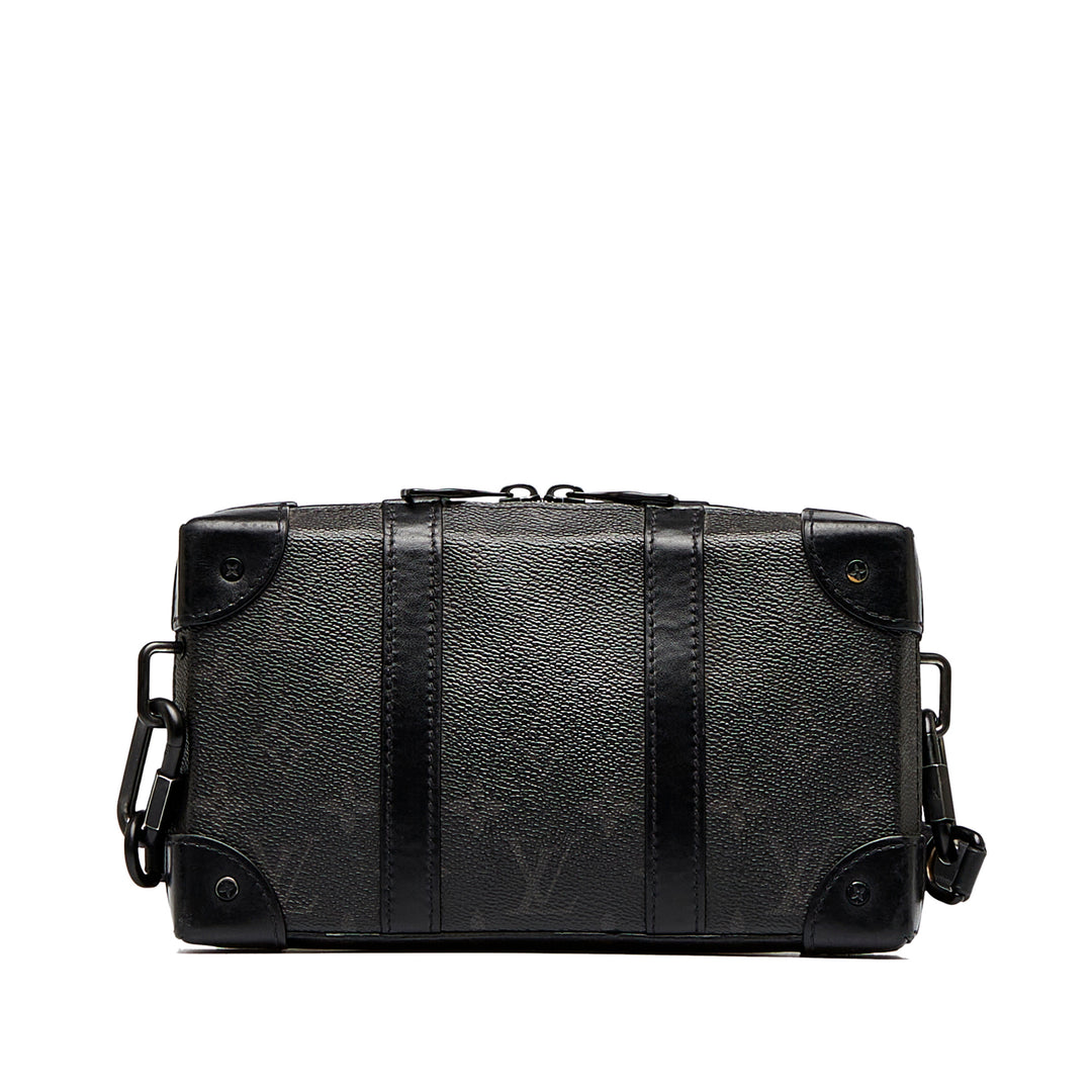 Monogram Eclipse Soft Trunk Wallet Crossbody Black - Gaby Paris