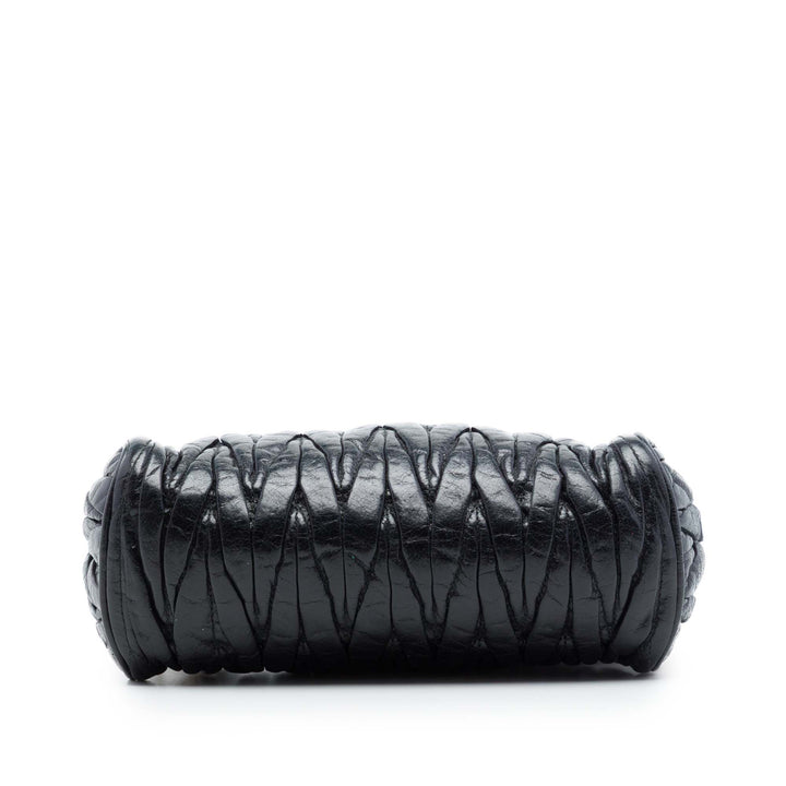 Miu Miu Matelasse Lux Charm Sac Cuir nappa