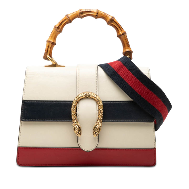 Gucci Medium Cuir Bamboo Dionysus Web Sac