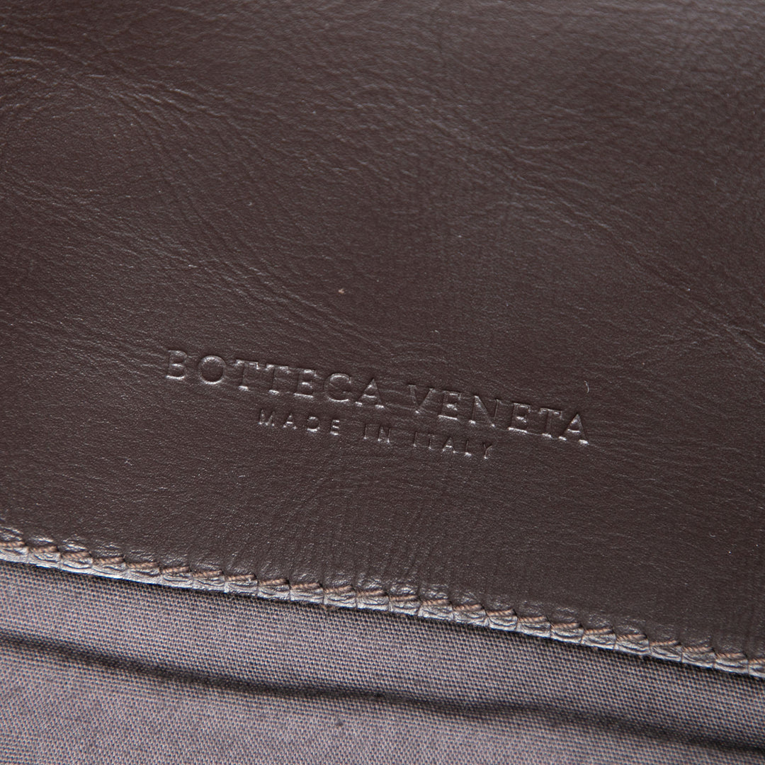 Bottega Veneta Intrecciato Business Sac nappa Marron – vue 5 – GABY PARIS