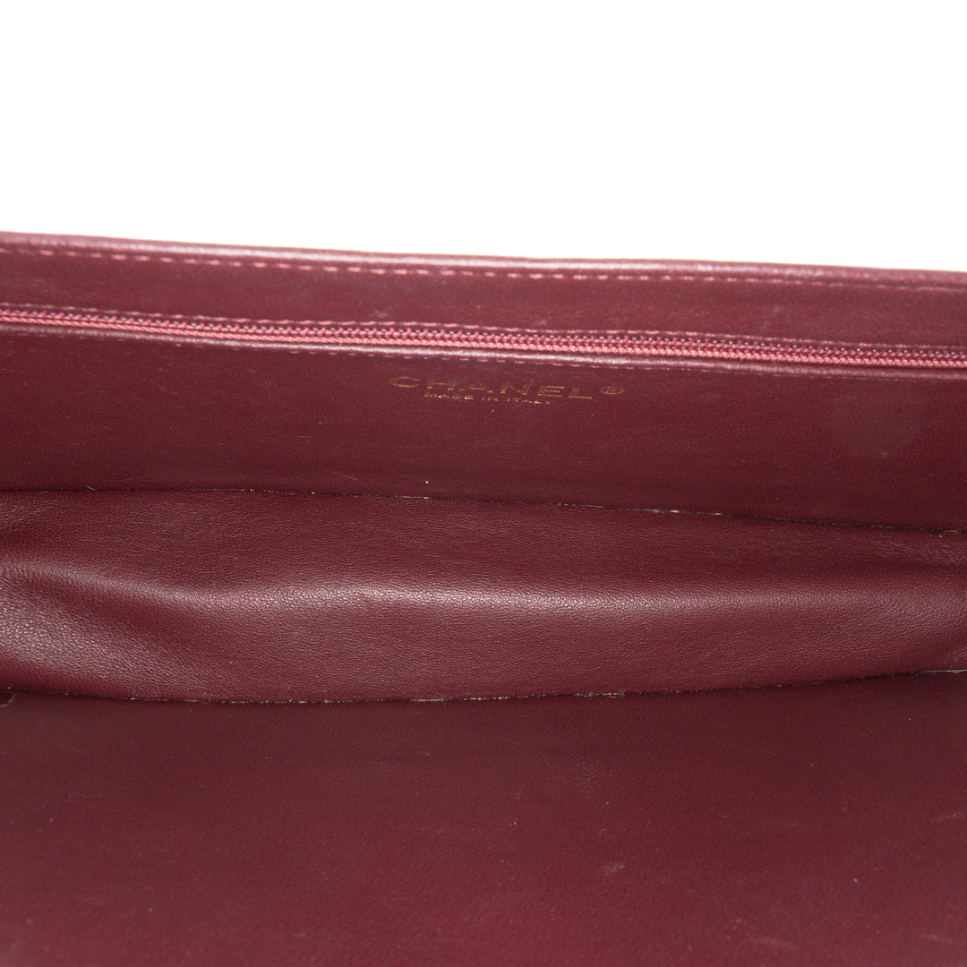 Medium Sheepskin Beauty Lock Flap White - Gaby Paris