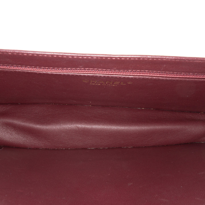 Medium Sheepskin Beauty Lock Flap White - Gaby Paris
