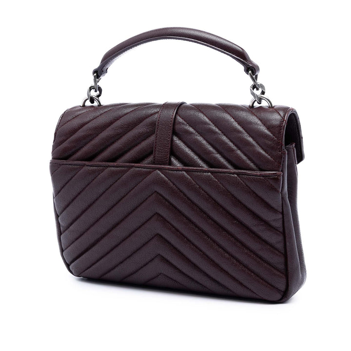 Chevron College Sac Moyen de mouton Rouge