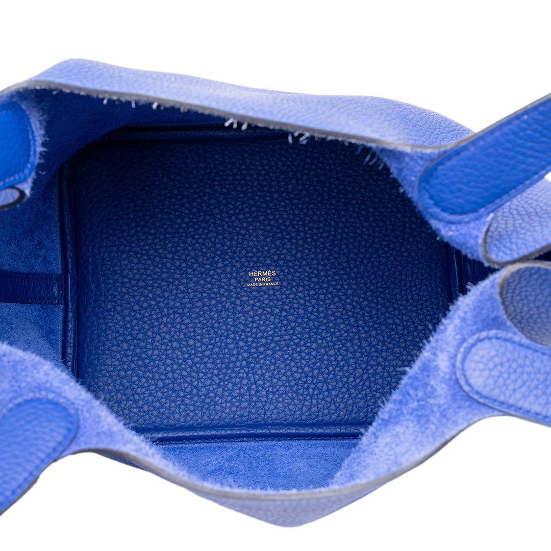 Hermès Picotin Lock 18 Clémence Bleu