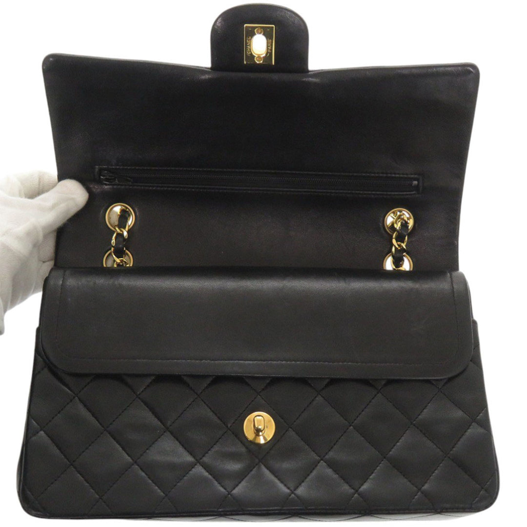 Chanel Medium Classic Cuir d’agneau Double rabat