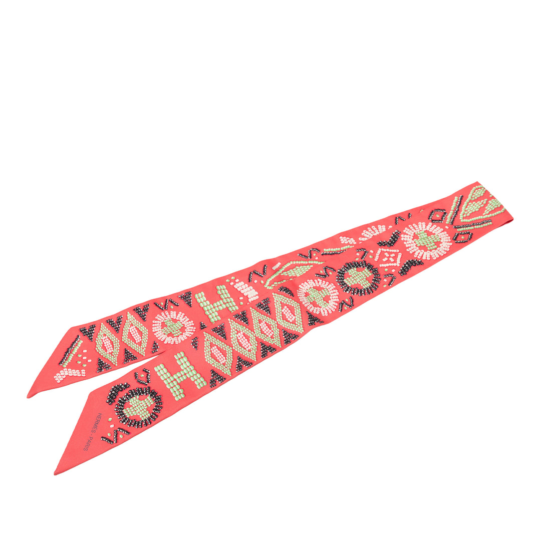 Hermès Kelly En Perles Twilly Rose – vue principale – GABY PARIS