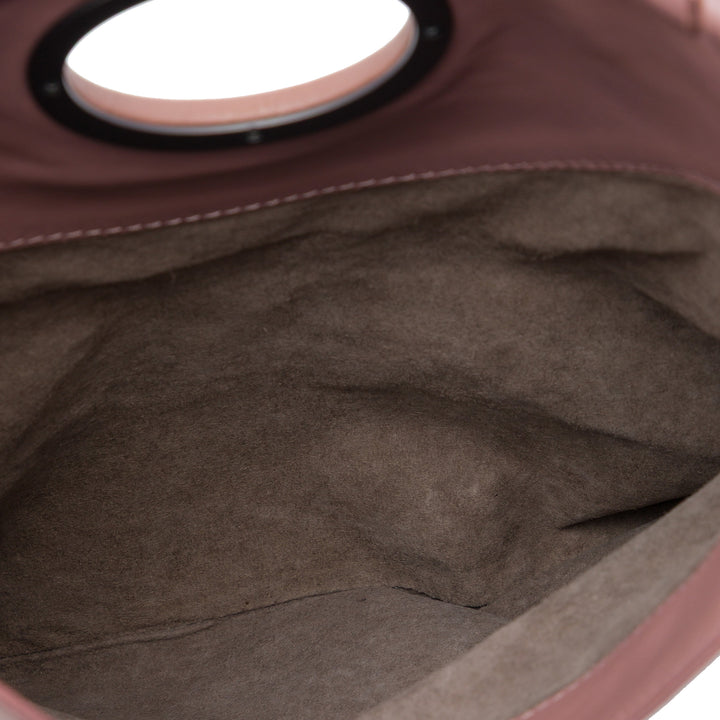 Intrecciato Turn Lock Pochette nappa Rose
