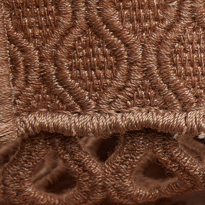 Small Mesh Book Tote Brown - Gaby Paris