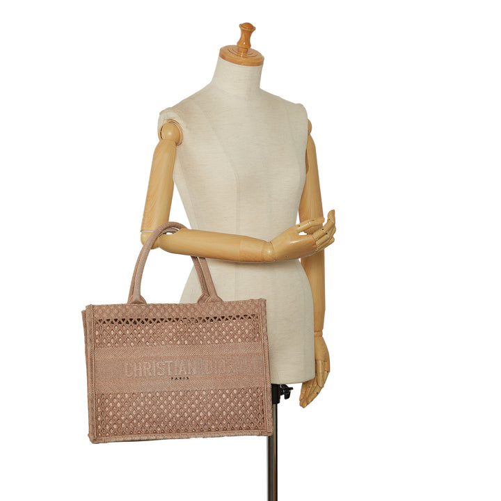 Small Mesh Book Tote Brown - Gaby Paris