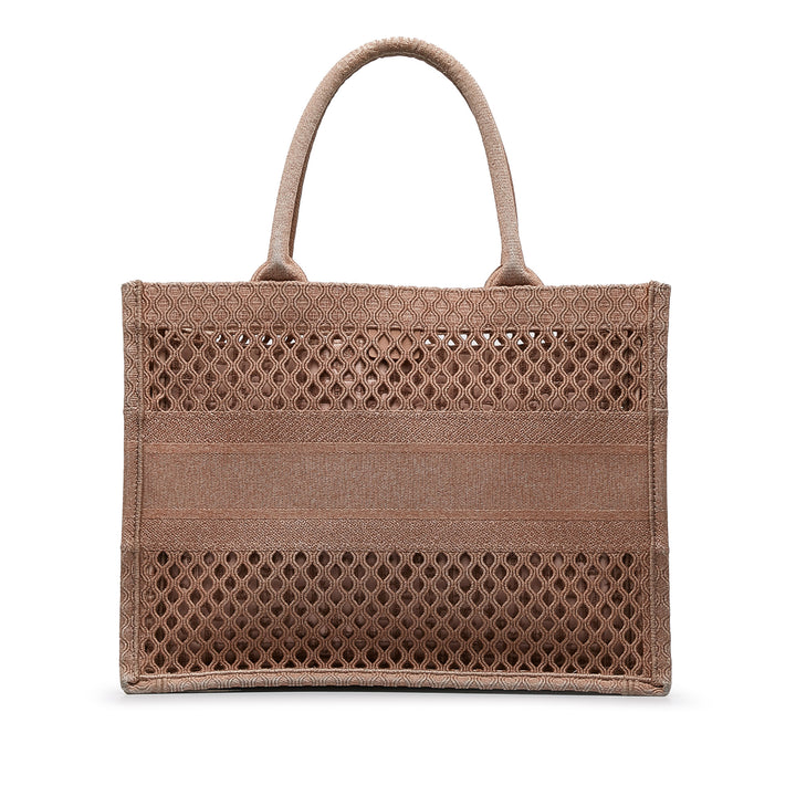 Small Mesh Book Tote Brown - Gaby Paris