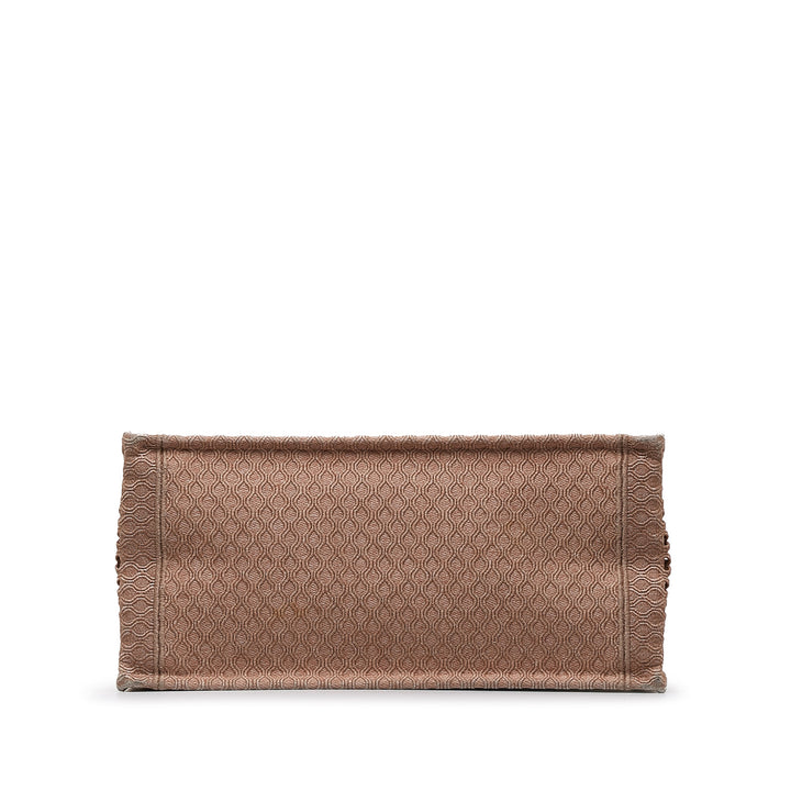 Small Mesh Book Tote Brown - Gaby Paris