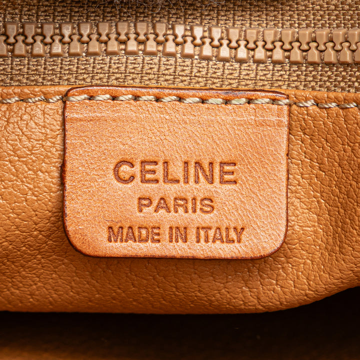 Celine Macadam Coated Toile Pochette Marron – GABY PARIS Authentique