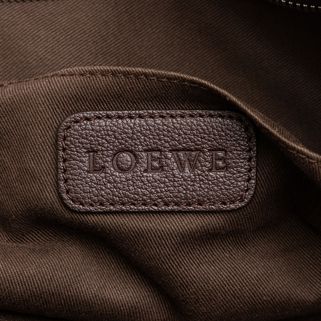 LOEWE Porte-documents Amazona Business Cuir de chèvre Marron – vue 5 – GABY PARIS
