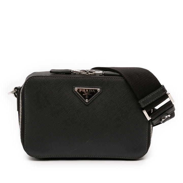 Prada Saffiano Brique Sac porté croisé