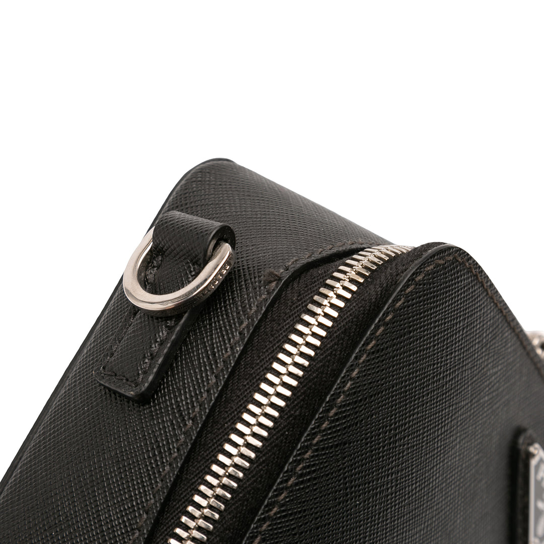 Prada Saffiano Brique Sac porté croisé
