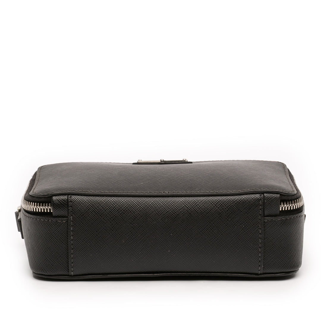 Prada Saffiano Brique Sac porté croisé