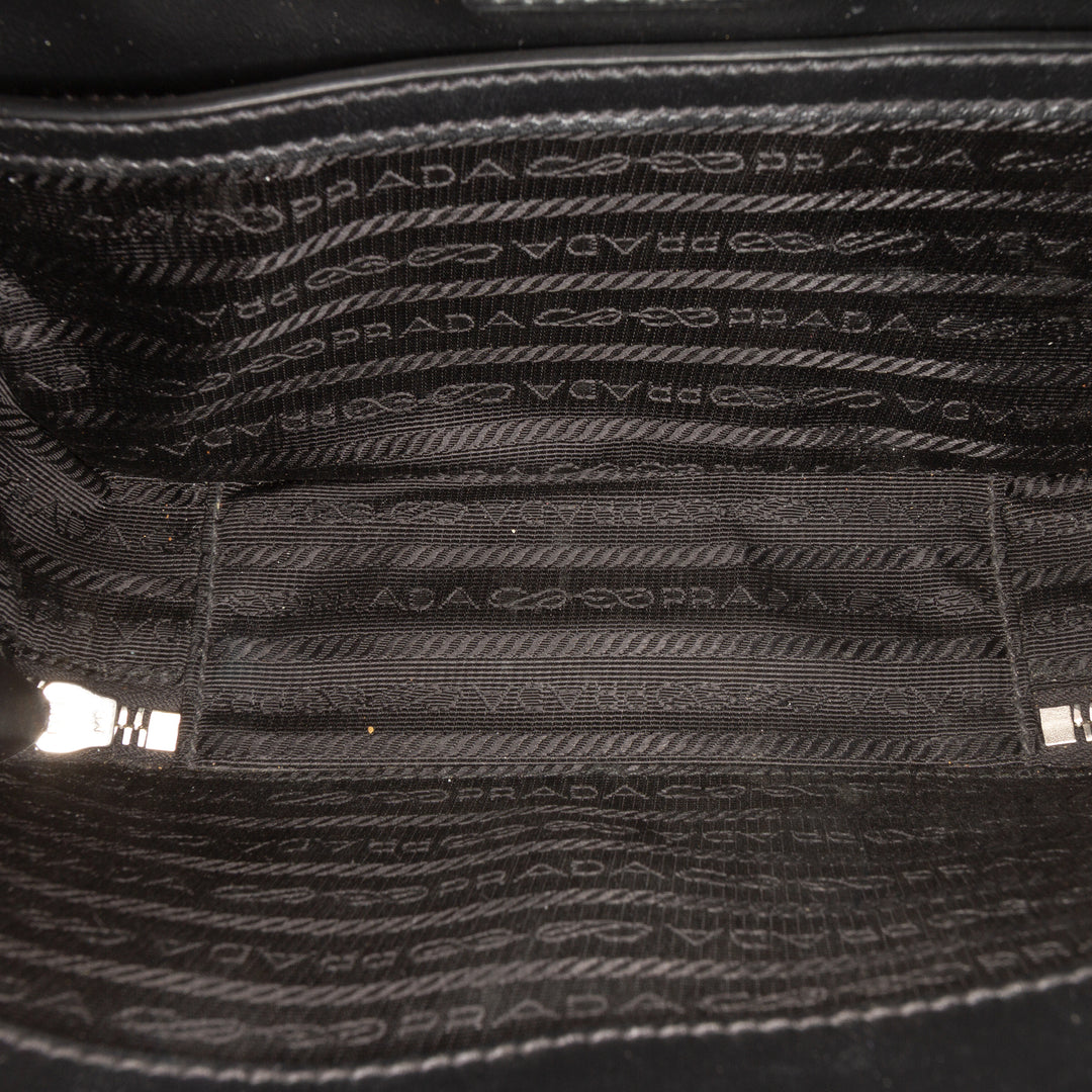 Prada Saffiano Brique Sac porté croisé