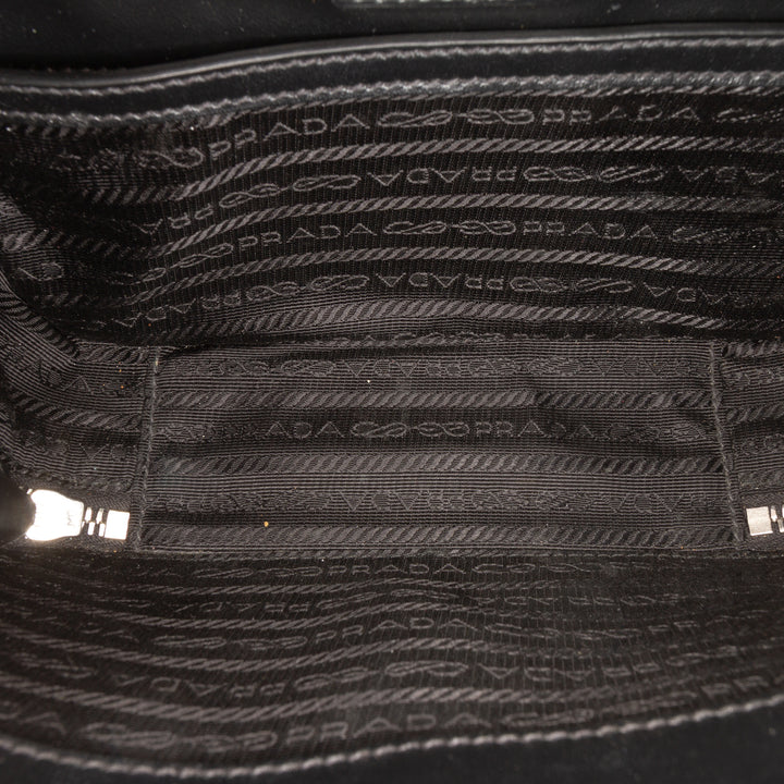 Prada Saffiano Brique Sac porté croisé