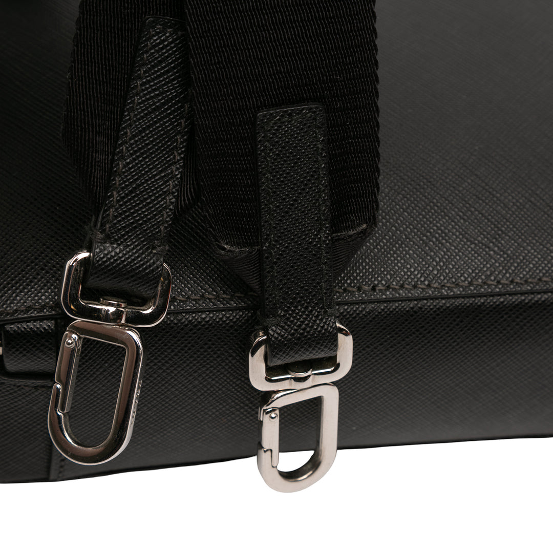 Prada Saffiano Brique Sac porté croisé