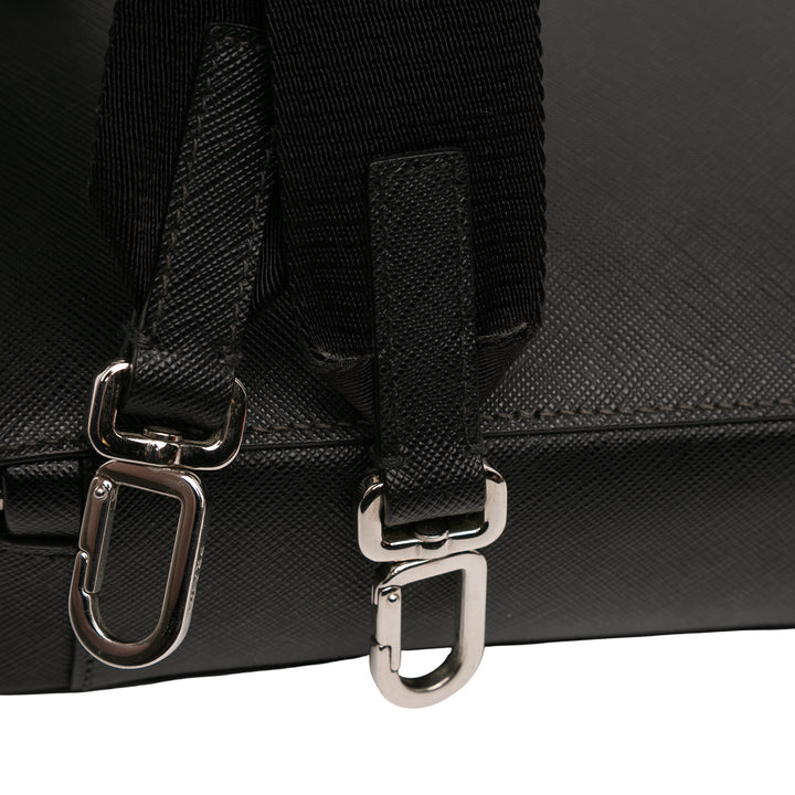 Prada Saffiano Brique Sac porté croisé
