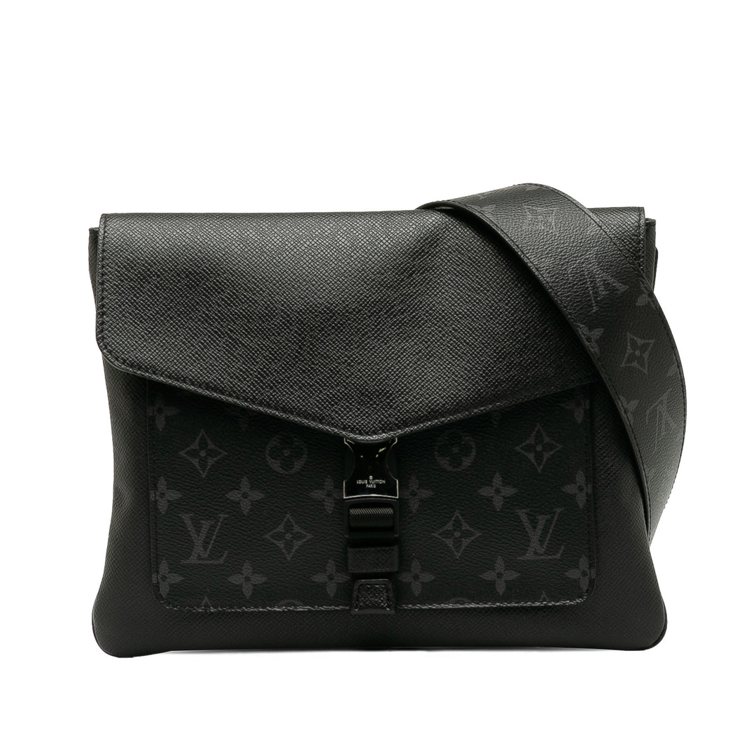 Taigarama Outdoor Flap Messenger Black - Gaby Paris