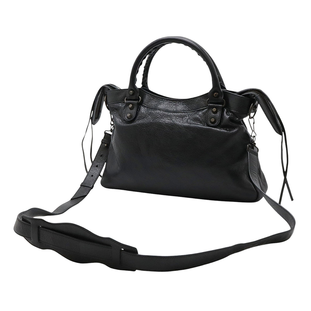 Balenciaga Cuir d’agneau Motocross Classic Town Sac