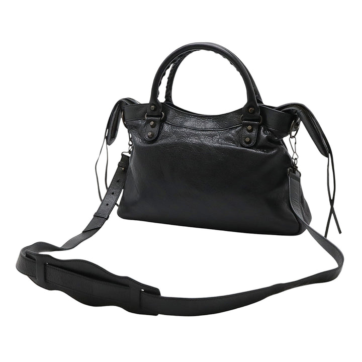 Balenciaga Cuir d’agneau Motocross Classic Town Sac