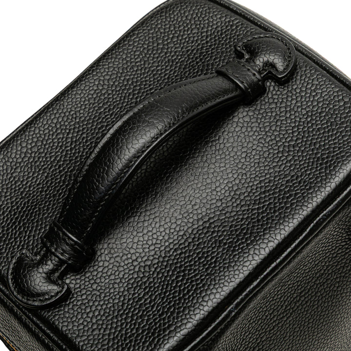 Chanel CC Caviar Vanity Bag Noir