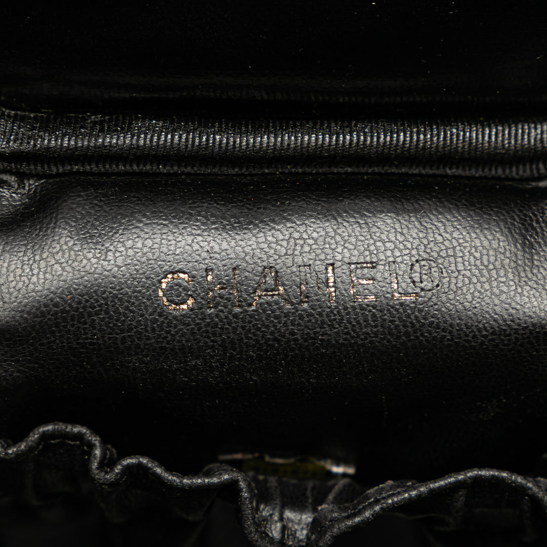 Chanel CC Caviar Vanity Bag Noir