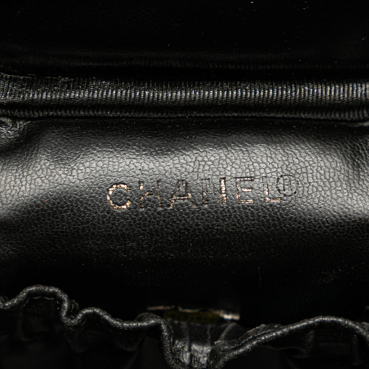 Chanel CC Caviar Vanity Bag Noir