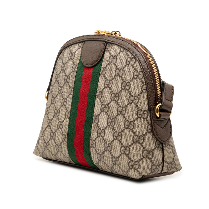 Gucci Small GG Supreme Web Ophidia Dome Sac porté croisé