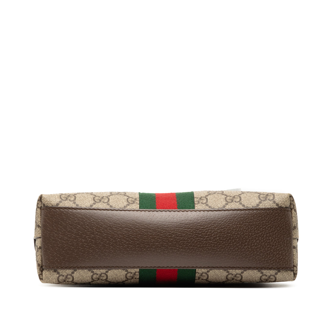 Gucci Small GG Supreme Web Ophidia Dome Sac porté croisé