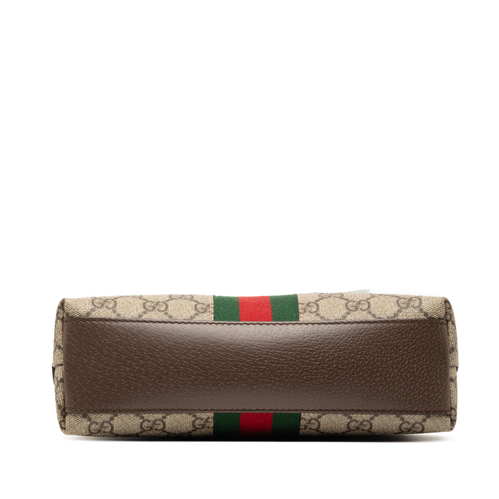 Gucci Small GG Supreme Web Ophidia Dome Sac porté croisé