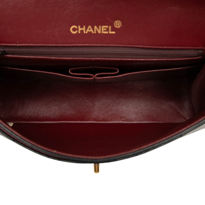 Chanel Tall Classic Double rabat Moyen Cuir d'agneau Noir – vue 4 – GABY PARIS
