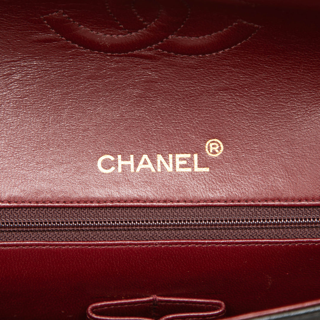 Chanel Tall Classic Double rabat Moyen Cuir d'agneau Noir – vue 5 – GABY PARIS