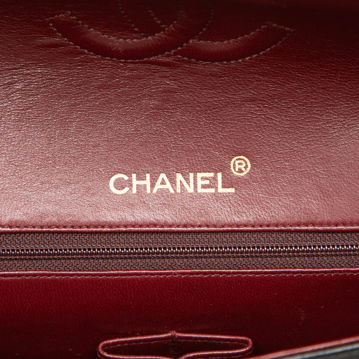 Chanel Tall Classic Double rabat Moyen Cuir d'agneau Noir – vue 5 – GABY PARIS