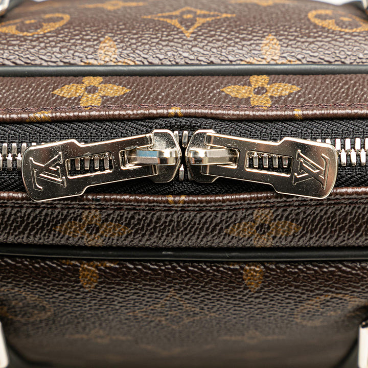 Monogram Macassar Porte Documents Voyage Brown - Gaby Paris