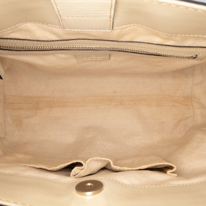 GG Canvas Mayfair Tote Brown - Gaby Paris