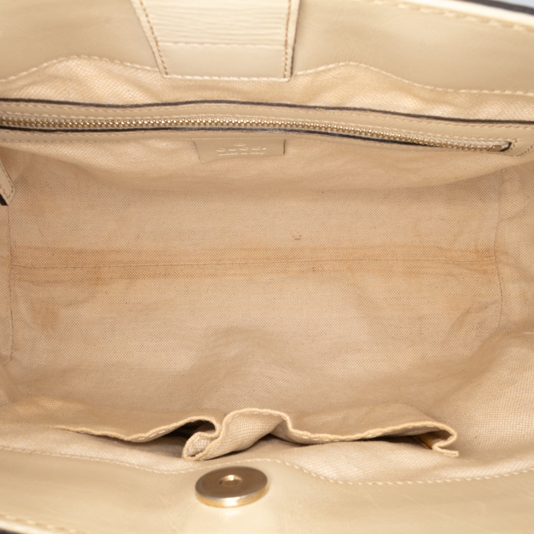 GG Canvas Mayfair Tote Brown - Gaby Paris