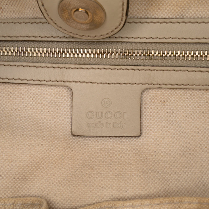 GG Canvas Mayfair Tote Brown - Gaby Paris