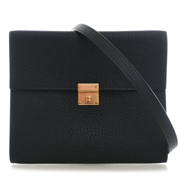 Hermès Chevre Mysore Clic 16 Portefeuille On Strap