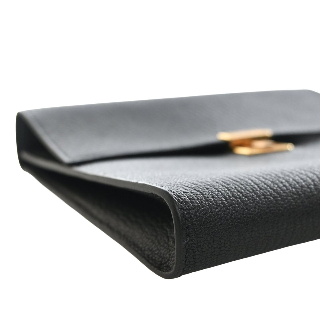 Hermès Chevre Mysore Clic 16 Portefeuille On Strap