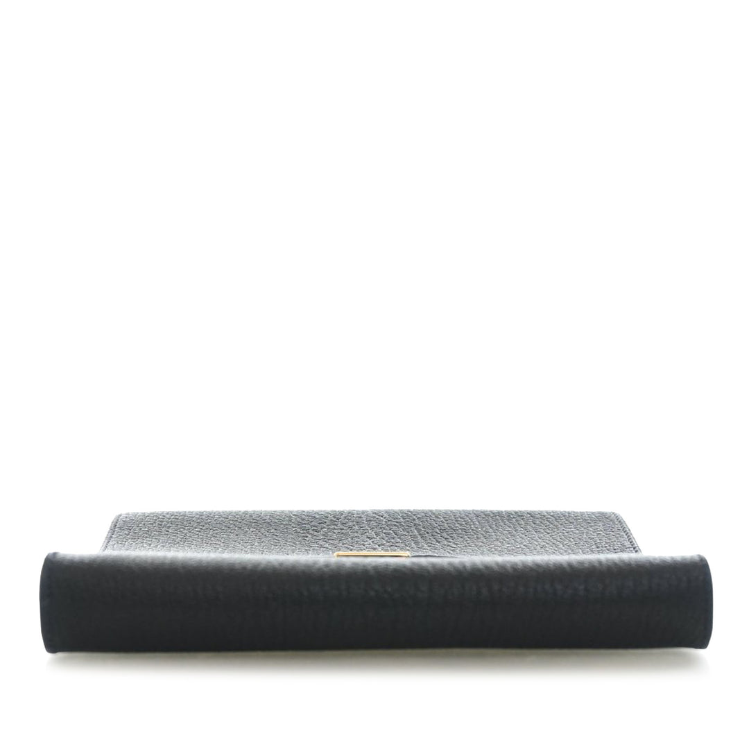 Hermès Chevre Mysore Clic 16 Portefeuille On Strap