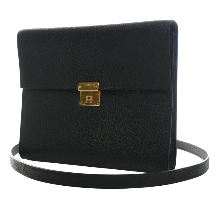 Hermès Chevre Mysore Clic 16 Portefeuille On Strap