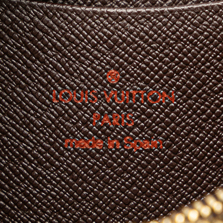 Damier Ebene Porte Monnaie Zippy Long Wallet Brown - Gaby Paris